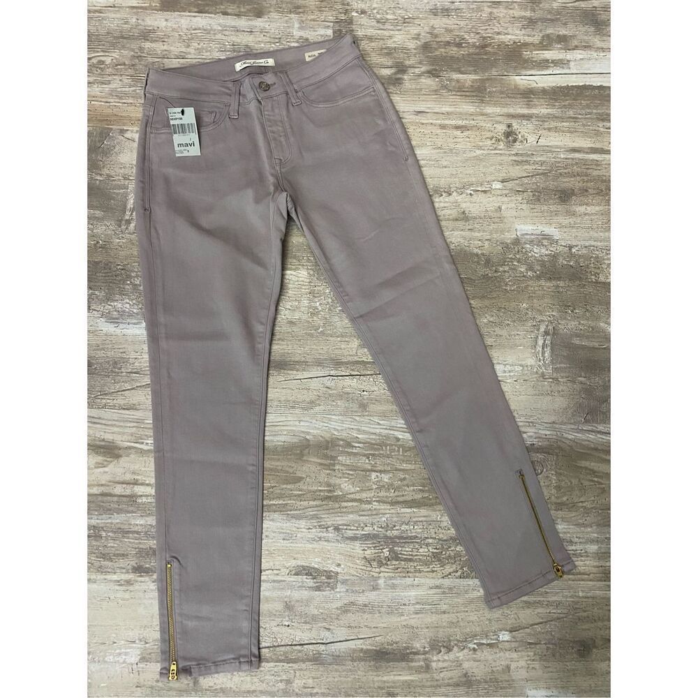 Mavi Jeans Alexa Mid Rise Stretch Zipper Ankle Crop Women’s Sz 27